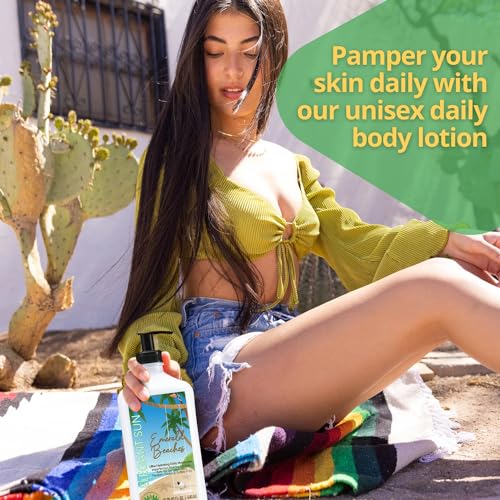 Elegant Sun Emerald Beaches Daily Moisturizer & Tan Extender Aloe Vera Lotion
