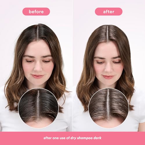 VERB Dry Shampoo Dark ? Refresh, Absorb Oils + Extends Styles - Refreshing Dry Shampoo Spray for Dark Tones - Vegan, No Parabens or Harmful Sulfates
