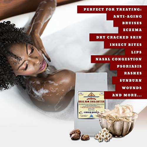 32 Oz Organic Unrefined African Shea Butter Block - Anti-Aging & Dry Skin Care
