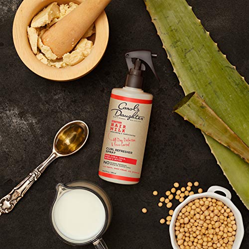Carol's Daughter Hair Milk Curl Refresher Spray for Coils and Waves,with Agave,Sweet Almond and Wheat Protein,10 fl oz,(Pack of 2)