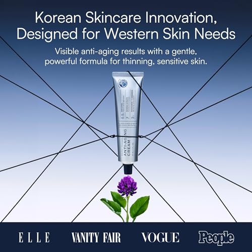 Korean Anti-Aging Face Cream with Bakuchiol & Niacinamide - Sensitive Skin
