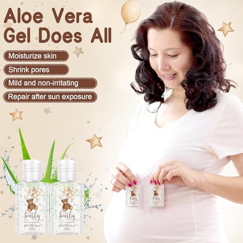 30 Pcs Baby Shower Party Favors - Bear Theme Aloe Vera Gels - Mini Gifts