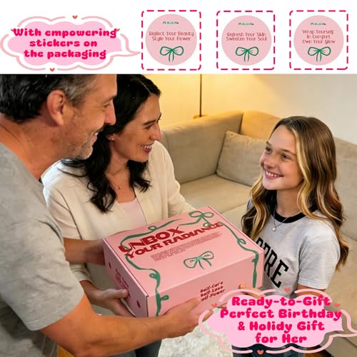 Self Care Shower Gift Set for Teen Girls - Empowerment Spa Kit