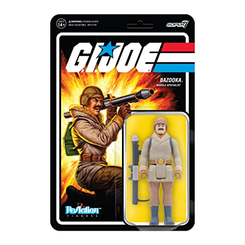 Super7 G.I. Joe Bazooka Arctic Action Figure with Accessories - 3.75" Collectible Toy