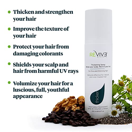Volumizing Hair Spray with UV Protection - Plant-Based, 6.8oz