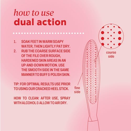 Onyx Professional Double Sided Foot Polisher - Dual Action, Polishing Side, Buffing Side, Stainless Steel, Works on Wet or Dry Feet, Comfortable Grip Handle
