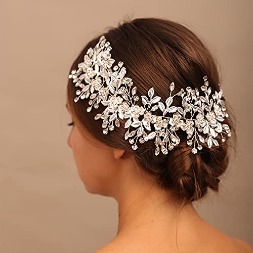 Gold Wedding Hair Vine with Pearl Flowers and Rhinestones - Bridal Headpiece for Bride Bridesmaid Flower Girl Variation of THIS listing