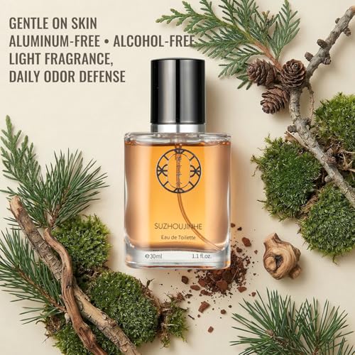 Enzyme Odor Control Body Mist 1.1 Fl Oz - Woody Scent, Gentle & Long-Lasting