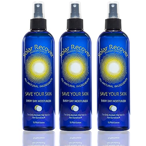 Natural After Sun Moisturizing Spray 3-Pack - 12oz Facial & Body Mist with Vitamin E & Calendula