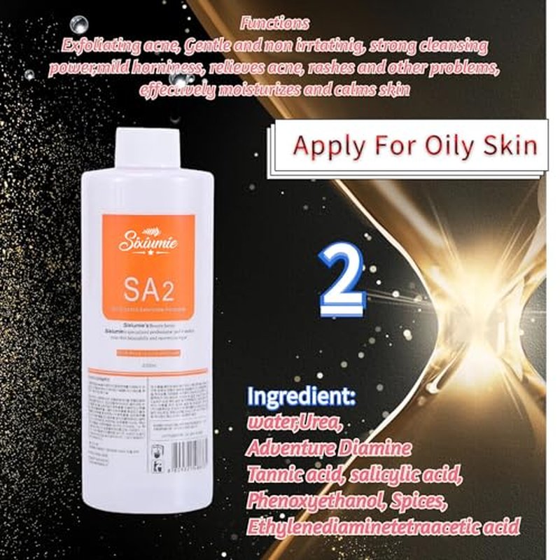 AS1 SA2 AO3 Aqua Peeling Solution Top Salon Skin Scrub Hydra Special Small Bubble (40fl oz)