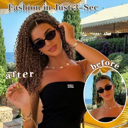 Curly Ponytail Extension 20 Inch Clip-In Hair Extensions for Women - Instant Volume & Natural Bounce