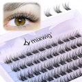 Cluster Lashes Wispy Individual Lashes C-curly Lash Clusters 10-12MM Mixed Lengths Natural Look DIY Eyelash Extensions at Home