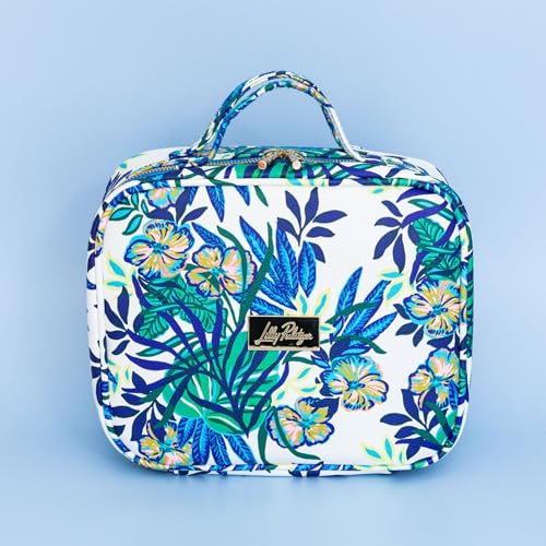 Travel Toiletry Bag Set with 4 Pieces - Vibrant Pattern, Organizer & Durable Leatherette