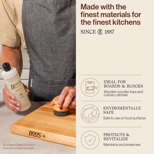 John Boos Mystery Oil 128 oz Food-Grade Mineral Oil for Wooden Cutting Boards & Utensils