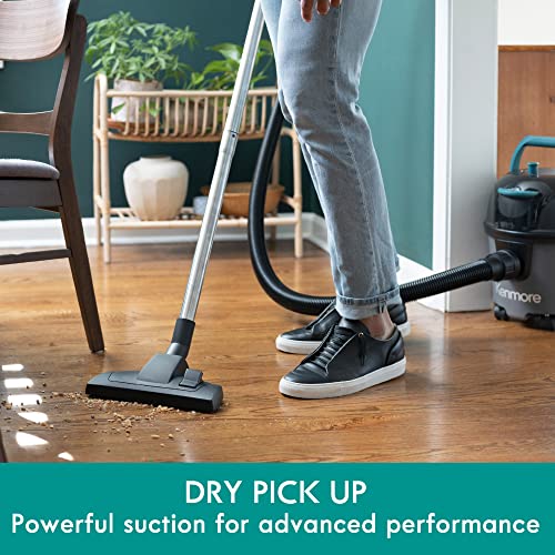 Kenmore Bagged Canister Vacuum 3 Gallon Lightweight Black-Dry