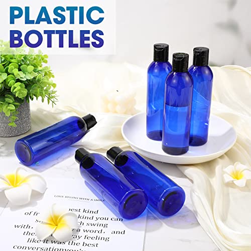 48 Pack 8oz Plastic Travel Bottles with Disc Caps - Refillable Shampoo, Lotion & Body Soap Containers