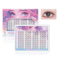 Elyzza Idol Lash Extension Kit 10-12mm Cluster Lashes With Thin Lash Band C+ Curl Natural Look False Eyelash Clusters With Bottom Lashes Faux Lash Clusters Extensions For DIY Individual Lashes at Home