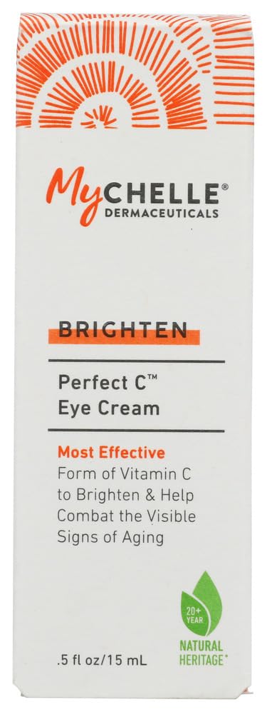 Vitamin C Brightening Eye Cream for Fine Lines & Hydration - 0.5 oz