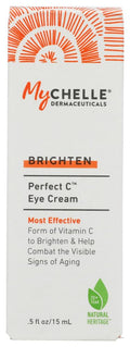 Vitamin C Brightening Eye Cream for Fine Lines & Hydration - 0.5 oz