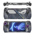 MightySkins Glossy Glitter Skin Compatible with Asus ROG Ally - Dark Shimmer Marble | Protective, Durable High-Gloss Glitter Finish | Easy to Apply