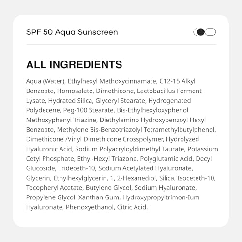 Cureskin SPF 50 Aqua Sunscreen with Advanced UV Filters | Broad Spectrum Sun, UVA, UVB, Blue Light Protection, SPF 50 & PA+++, 1.76 Ounce (Pack of 1)