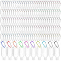 Refillable Travel Bottles with Keychain - 10 Colors, 2oz, Leakproof, 200 Pack Variation of 10 Colors / 200