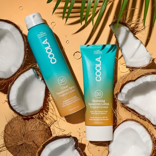 Hydrating SPF 30 Sunscreen Lotion - Tropical Coconut Scented Body Moisturizer, 5 oz