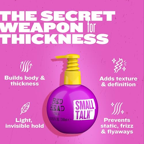 Small Talk Hair Thickening Cream 3-Pack - 8.12 Oz Fruity Scent for Fine & Thin Hair