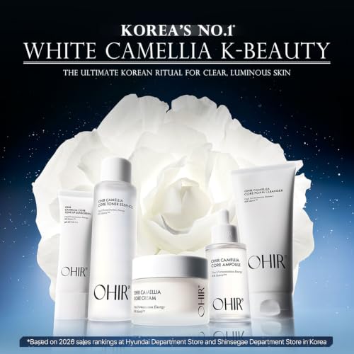 OHIR White Camellia Glutathione Face Cream 50ml Hydrating Brightening Skin Care