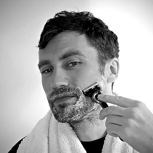 Men's Shave Gel for Electric & Blade Razors - Hydrating & Soothing, Aloe Vera & Vitamin E, 8oz