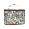 William Morris Tapestry Makeup Organizer Bag with Floral Design – Women’s Toiletry & Cosmetic Case