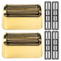 Gold Replacement Foil and Cutter for BaBylissPRO Barberology FXFS2 Razors - 2PCS