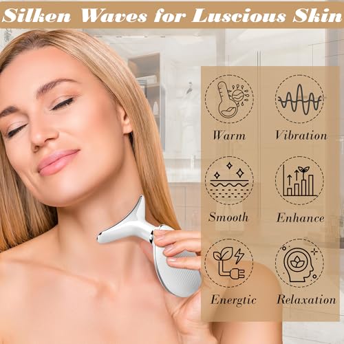 Facial Massager for Women and Men White - Skin Tightening & Wrinkle Reduction