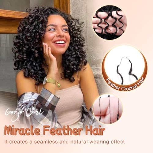 Crochet Hair for Black Women - Gogo Curl 10 Inch Afro Twist - 100 Strands (Variation: 1B / 10 Inch)