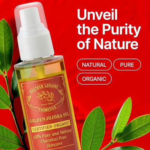 Organic Golden Jojoba Oil - Fragrance-Free 4 Fl Oz - Sensitive Skin Friendly