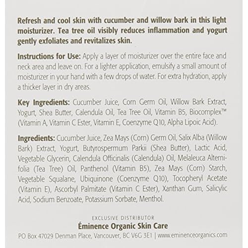Eminence Clear Skin Probiotic Moisturizer, 2 Ounce