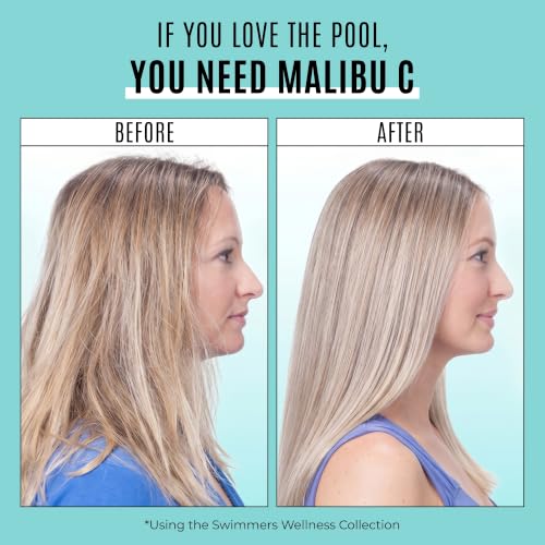 Malibu C Swimmers Chlorine & Pool Water Hair Care Kit - Shampoo, Conditioner & Hair Mask