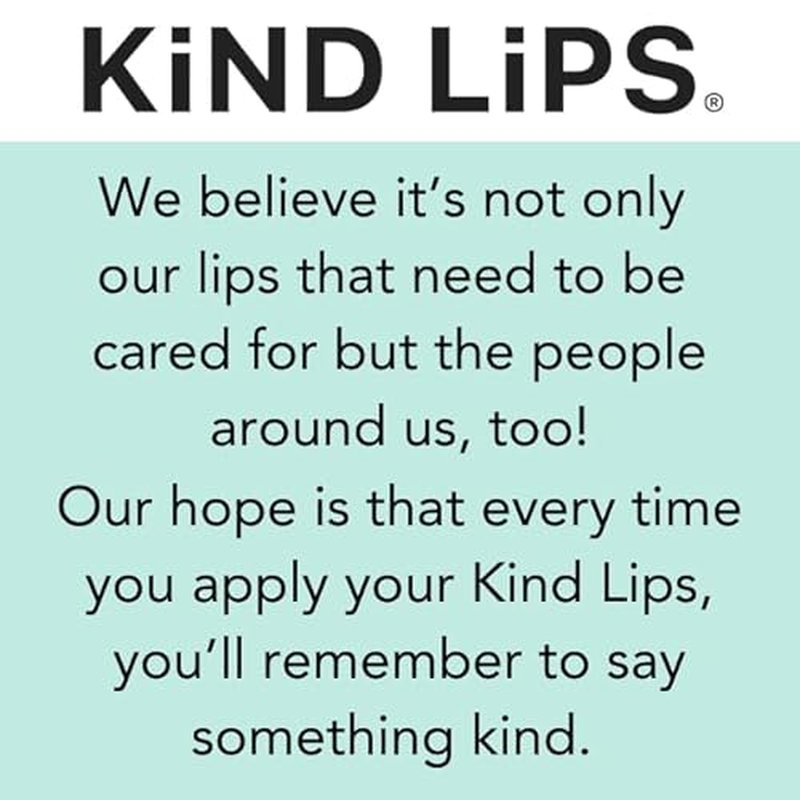 Kind Lips Georgia Peach Organic Lip Balm Natural Moisturizing Lip Care 3 Pack