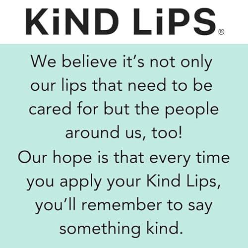 Kind Lips Organic Sweet Mint Lip Balm 3-Pack ? Cooling, Refreshing Lip Care for Dry, Chapped Lips ? 100% Natural, Clean, Gluten-Free, Grain-Free ? Made in USA ? Everyday Value chapstick Set