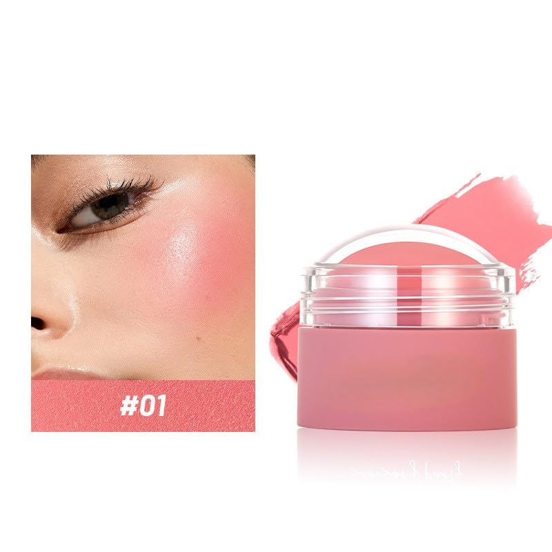 Soft Focus Cheek Balm - Creamy Peach Blush for "My Skin But Better" Glow (#01)