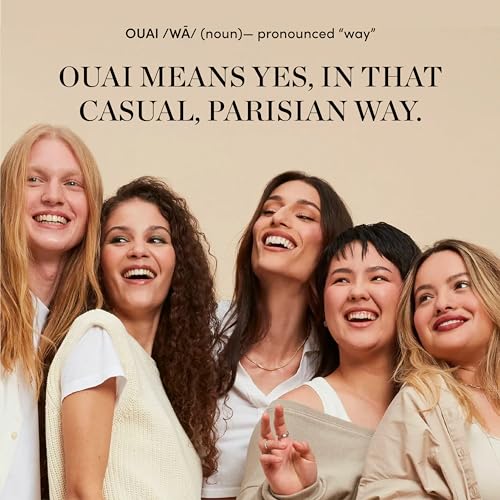 OUAI Hair Oil - Hair Heat Protectant Oil for Frizz Control - Adds Shine and Smooths Split Ends - Color Safe Formula - Paraben, Phthalate and Sulfate Free (1.5 fl oz)