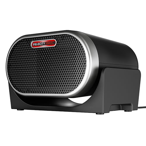 Vornado VC-01 Ceramic Space Heater with Velocity Tuned Heat, 15° Tilt, Quiet Personal & Whole Room Mode - Black