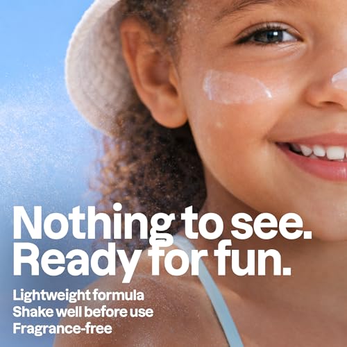 Kids Mineral Sunscreen Spray SPF 50+ Unscented 3 Oz - Water-Resistant Zinc Sunscreen
