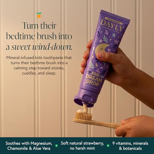 Kids Night Toothpaste - Family 4-Pack with Kids PM Flavors