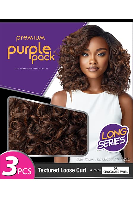 Outre Long 3PCS Purple Pack Textured Loose Curly Wigs - DR4 Golden Honey Blonde