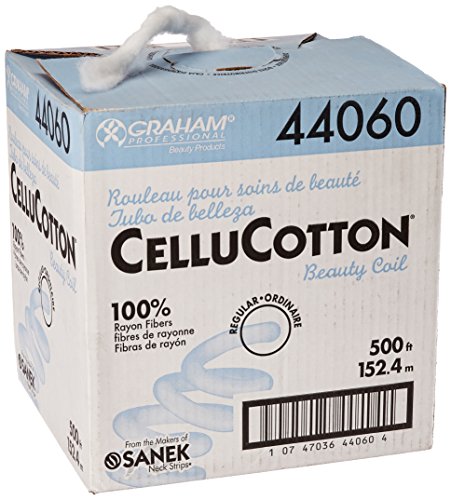 Cellucotton Beauty Perm Coil Dispenser Box - 100% Rayon, Soft & Highly Absorbent
