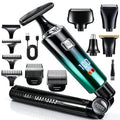 Back Shaver for Men,LED Display 5 in 1 Electric Body Groomer with Adjustable Long Handle - Rechargeable, IPX6 Waterproof Trimmer for Full Body Grooming