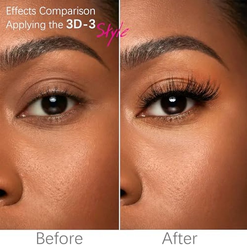 Eliace Eyelashes, (50 Pairs,5 Styles) Luxurious Faux Mink Lashes Natural Look Wispy Fluffy Handmade Cat Eye False Lash Pack, False Eyelashes Set, Fake Lashes Strips, Makeup Fake Eyelashes Pack