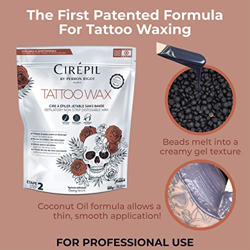 Cirepil Hard Wax Beads 800g – Stripless Tattoo-Safe Formula