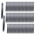 64 Pieces Eyebrow Tweezers Bulk for Women Men, Precision Stainless Steel Slanted Tweezers Mini Tweezer for Brow, Facial Hair & Ingrown Hair Removal, Plucking Blackhead
